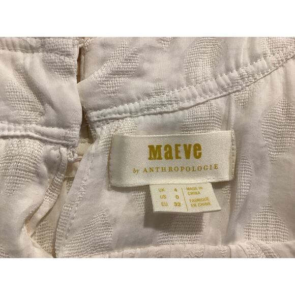 Maeve by Anthropologie sleeveless top beige size 0 - Picture 6 of 7